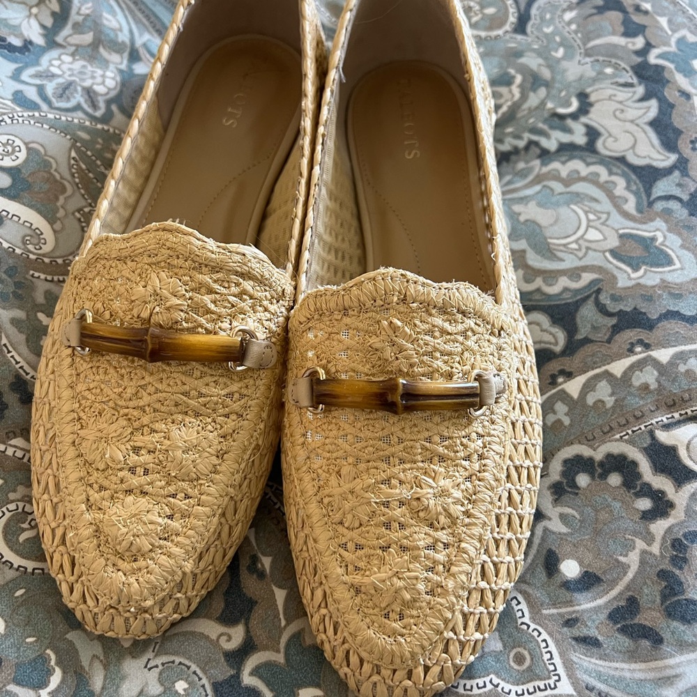 Talbots Raffia Loafers